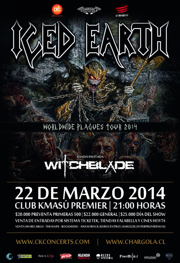 Afiche Iced Earth - Web